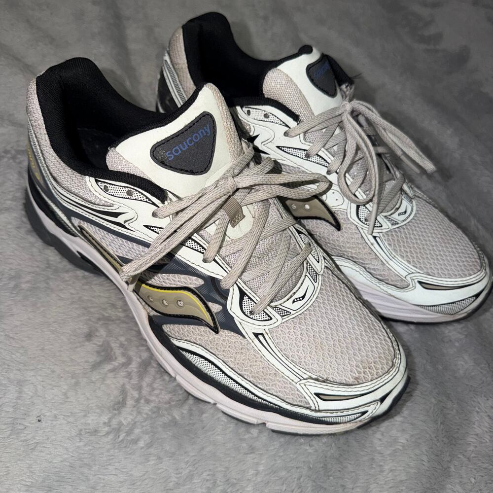 Saucony ProGrid Omni 9 Gray White Men’s Running Shoes Size 10